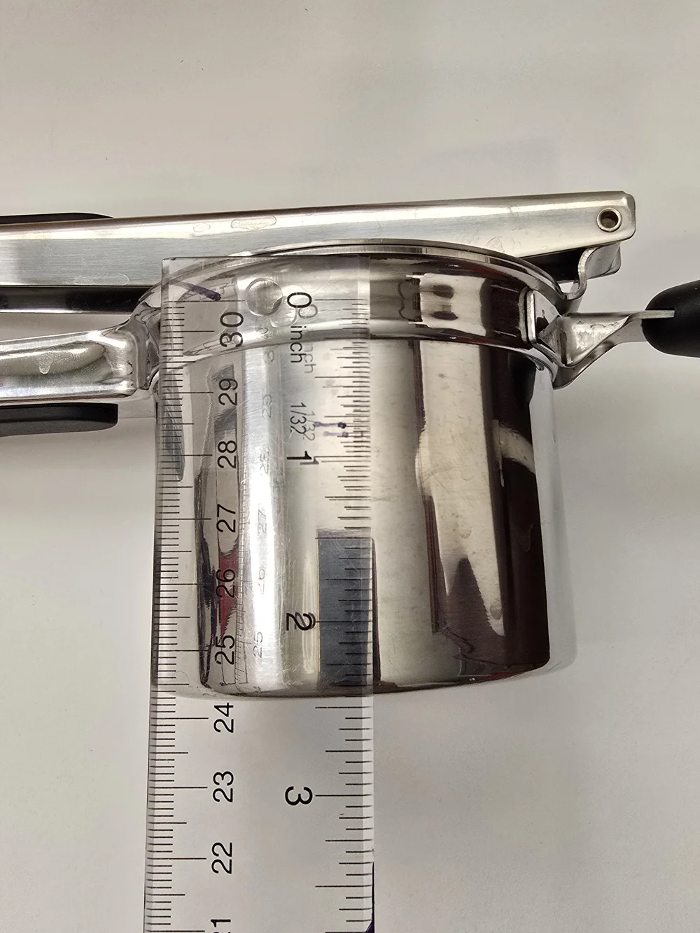 Stainless Steel Potato Ricer / Fruit Press - Silver